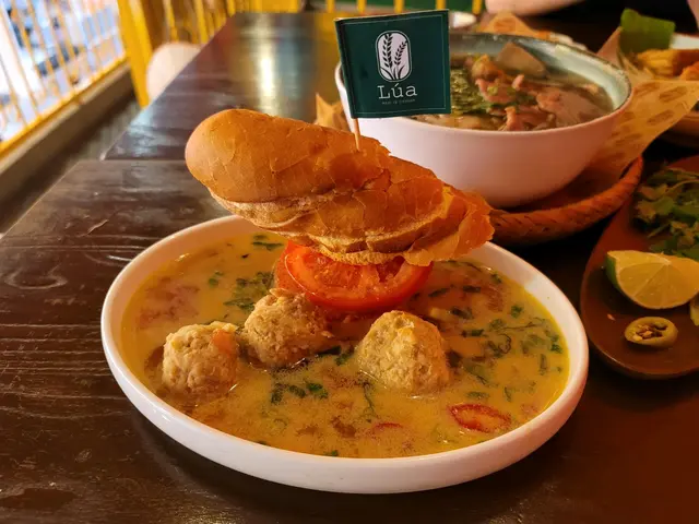 大叻特色手打肉丸甜酸湯配法包