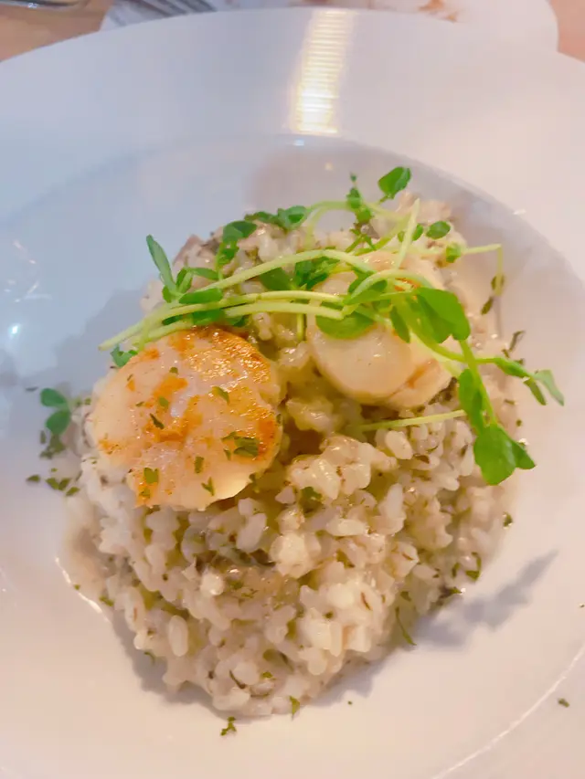 帶子黑松露意大利飯