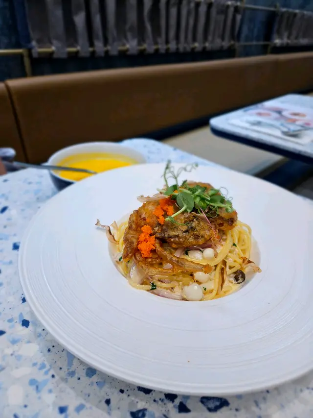 明太子軟殼蟹意大利粉