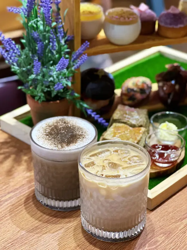 焙茶鮮奶& 伯爵鮮奶咖啡