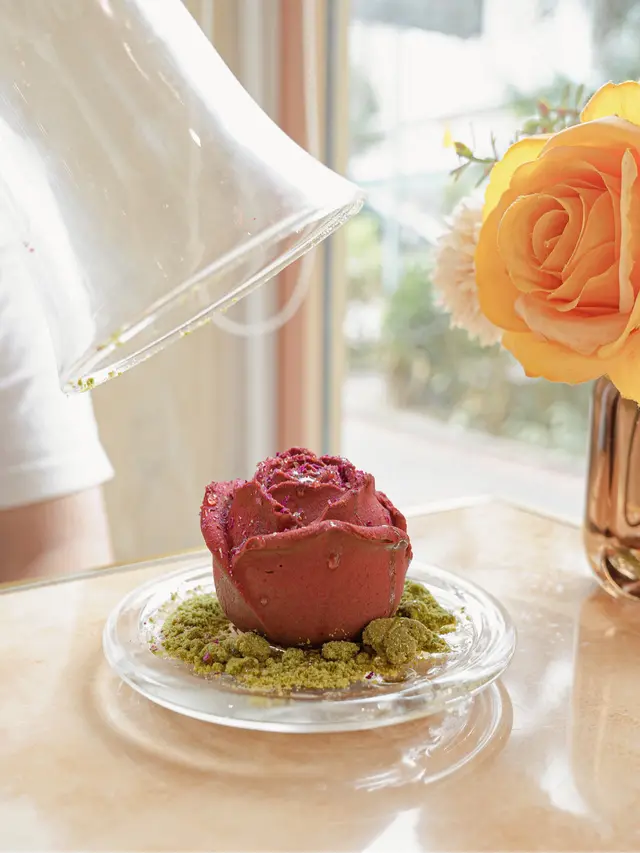 玫瑰朱古力柚子慕絲蛋糕