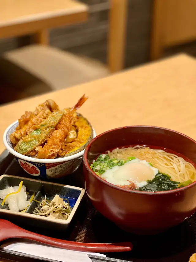 迷你天丼&稻庭烏冬