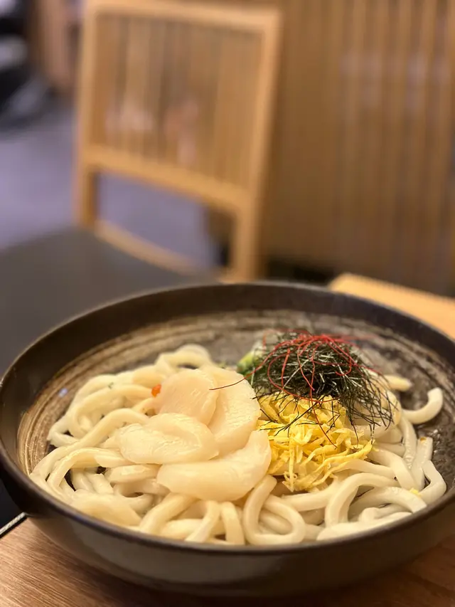 柚子海鮮冷烏冬