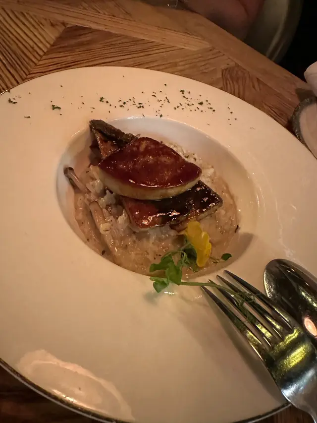 Black Truffle, Unagi & Foie Gras Risotto