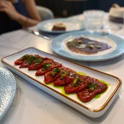Confit piquillo peppers