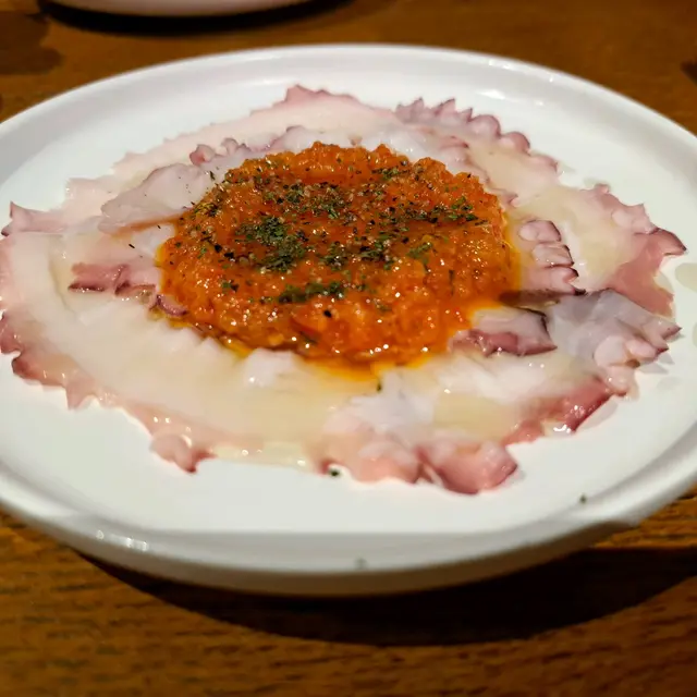 薄切慢煮八爪魚