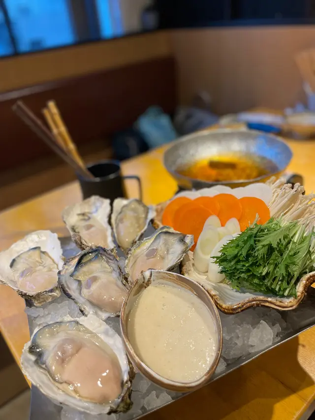 日本生牡蠣山蓉鍋