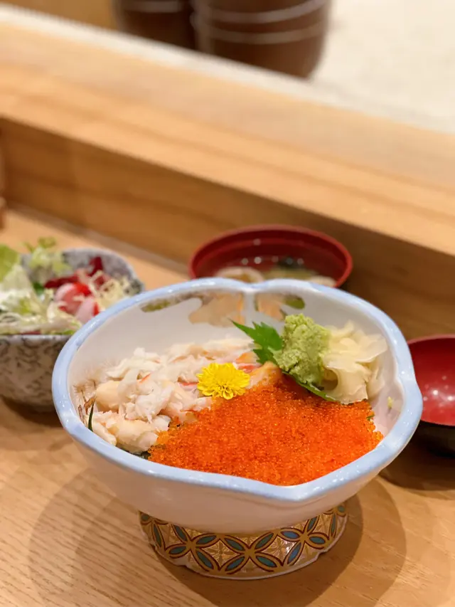 蟹肉親子丼定食