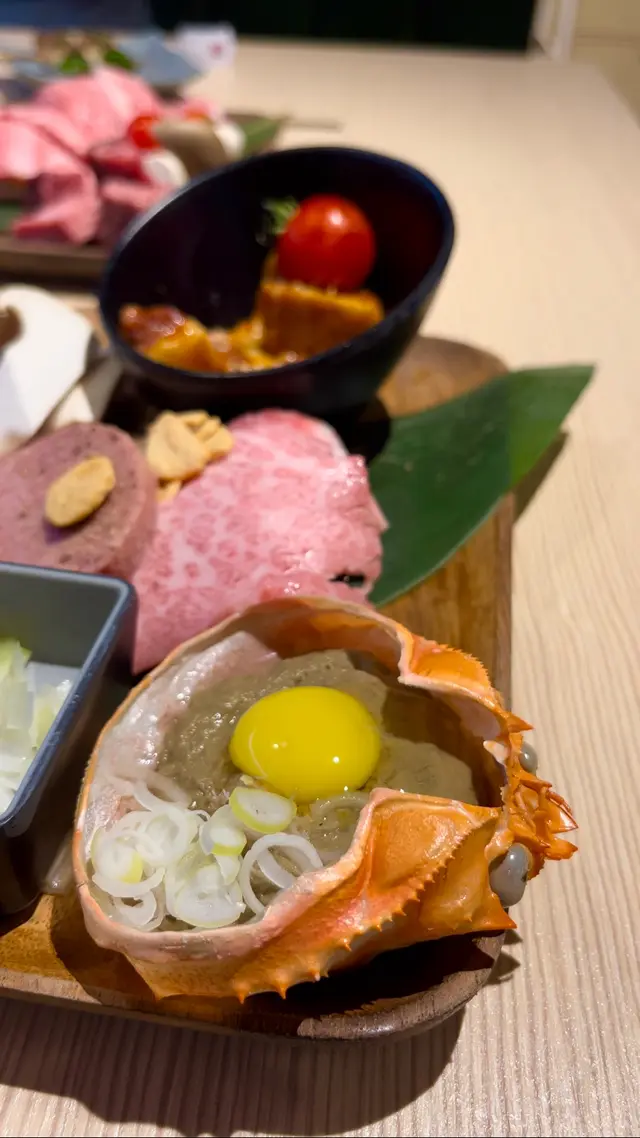 極上蟹味噌甲羅燒套餐