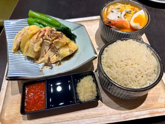 海南雞飯拼海鮮喇沙