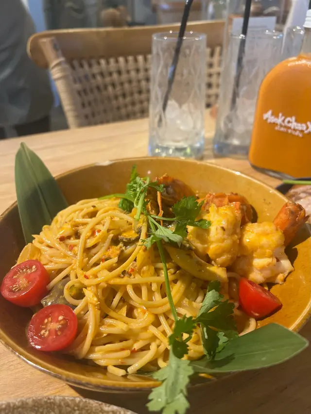 🦐冬陰功大頭蝦意粉