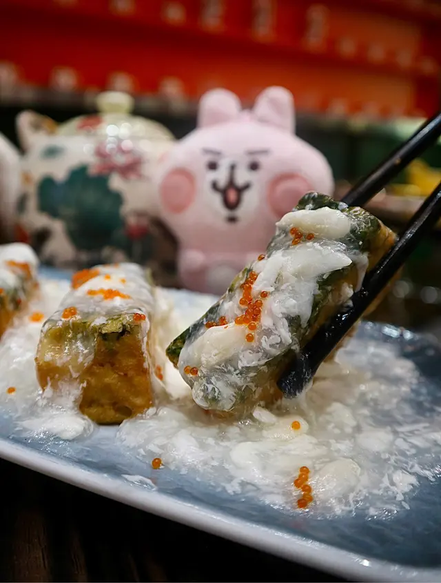 蟹肉菠菜豆腐盒