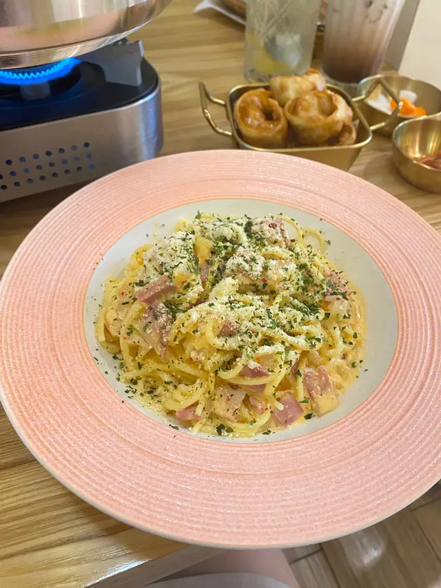 卡邦尼煙肉泡菜意粉