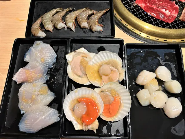 去頭大蝦, 帆立貝,  帶子, 魚柳