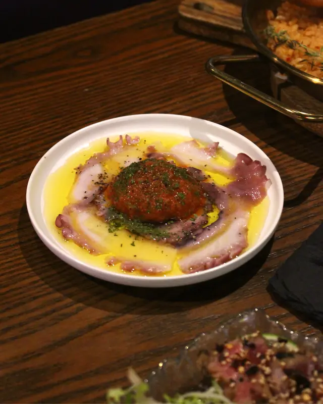 薄切慢煮八爪魚