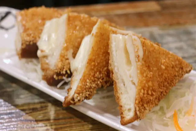 法式芝心蝦多士