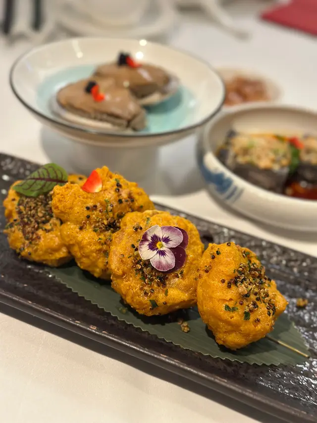 三色藜麥金沙蝦球