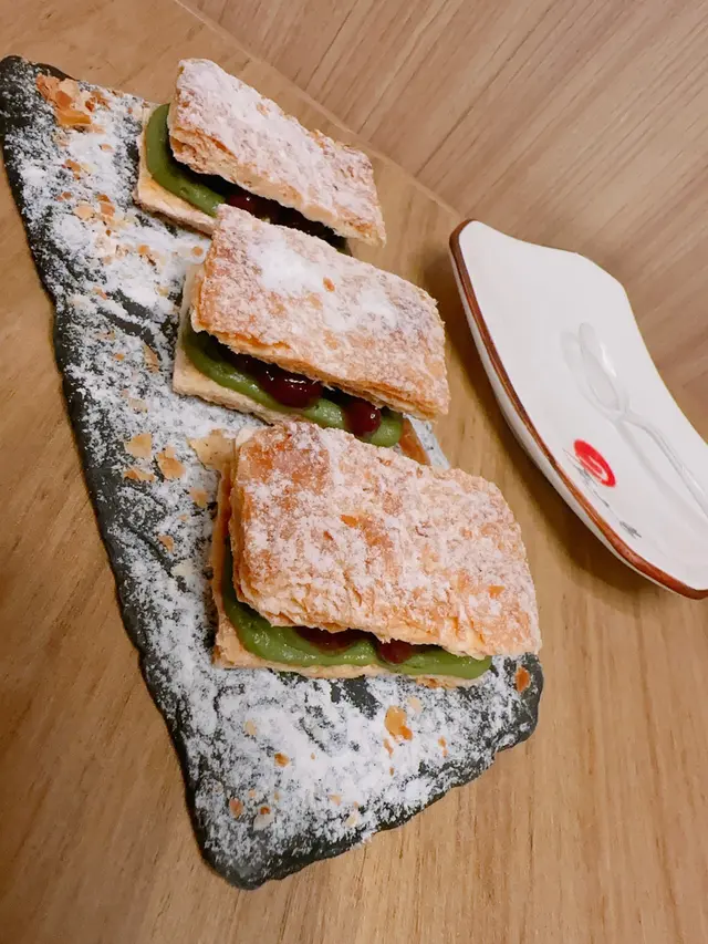 抹茶紅豆拿破崙