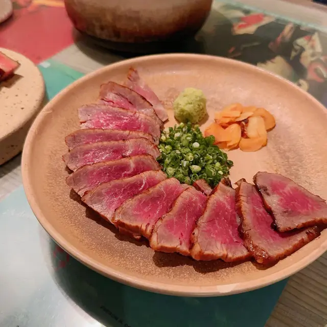 清酒粕味增燒A4和牛TATAKI