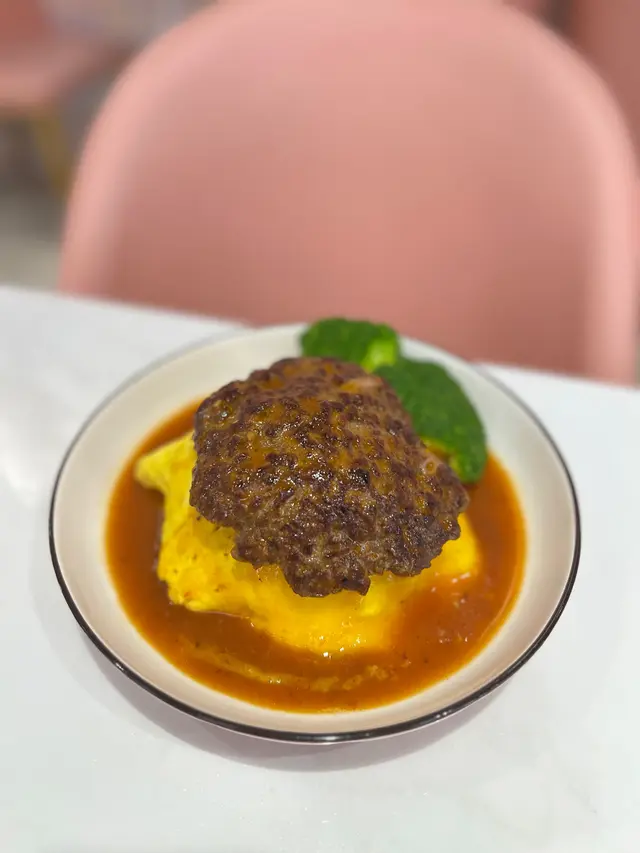 安格斯漢堡扒蛋蓋飯