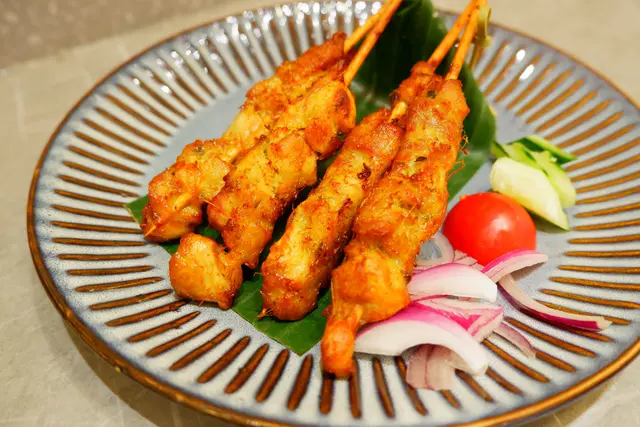 街頭雞肉串燒