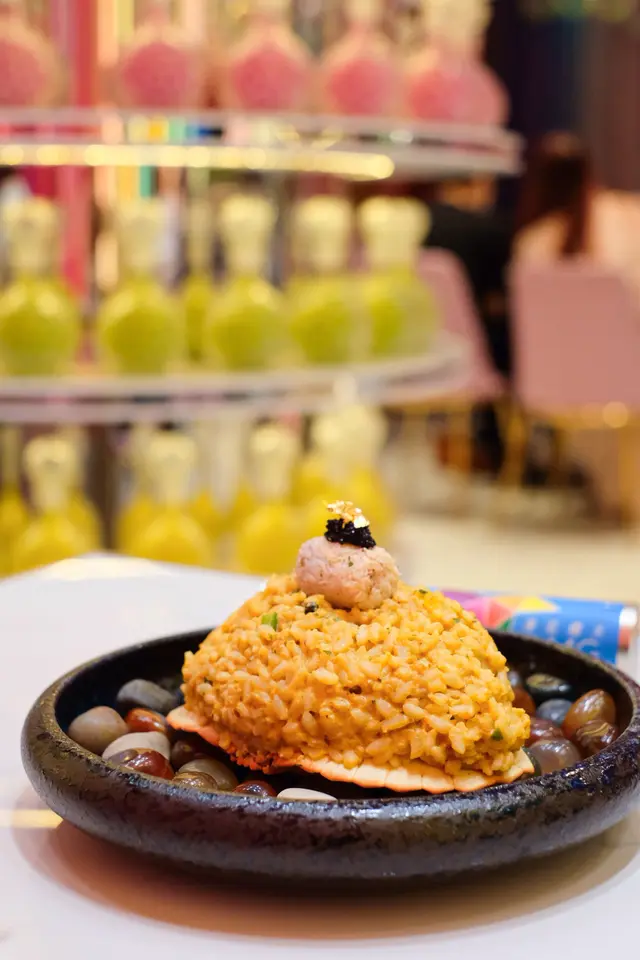 黑魚籽麵包蟹意大利飯