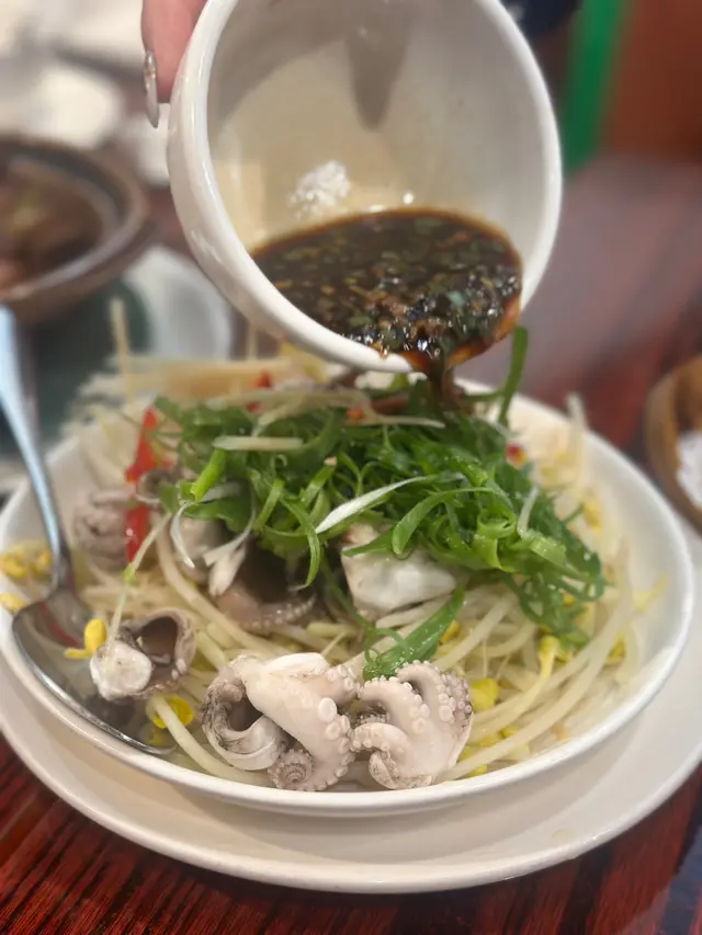 白灼八爪魚仔