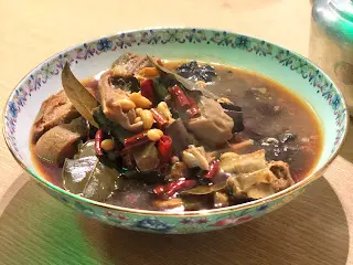 辣滷水豬雜