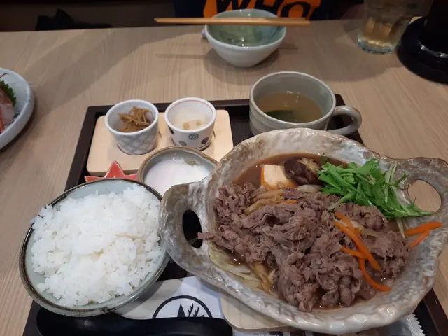 牛肉壽喜燒定食