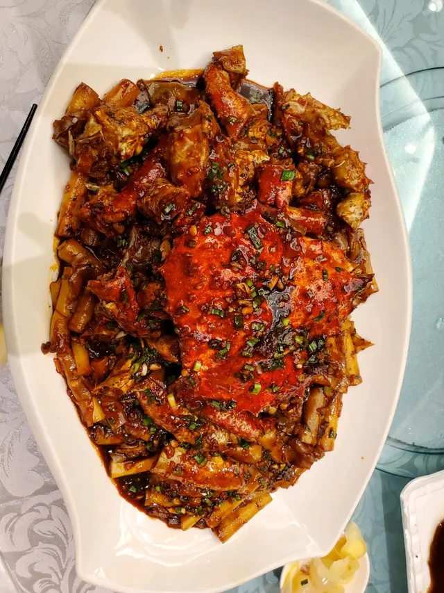 一大碟都係肉,腸粉亦都好多