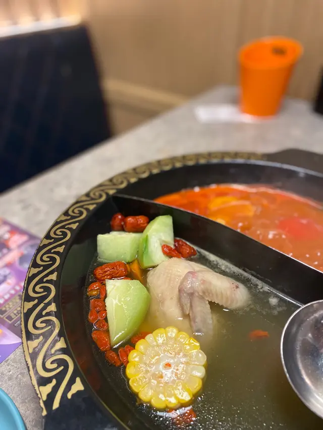 合掌瓜栗子雞湯