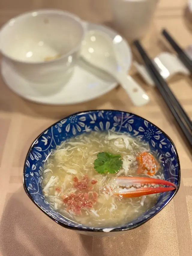 鮮拆蟹肉魚肚羹