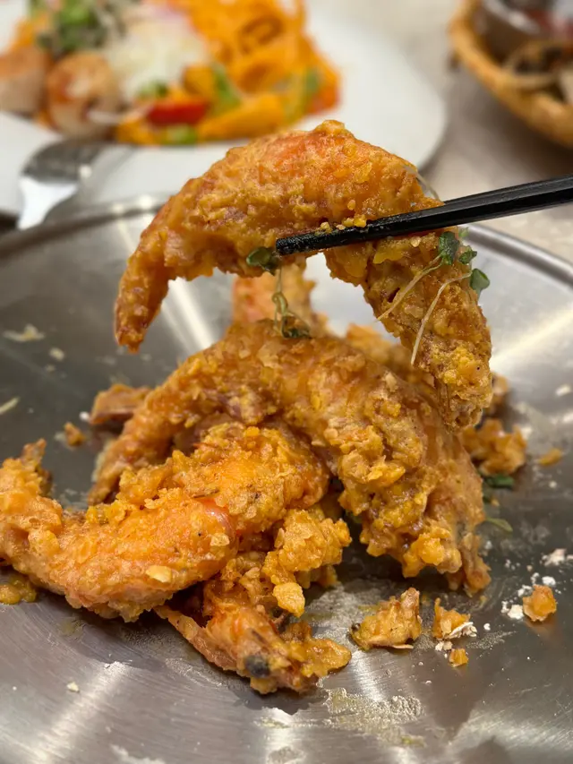 金沙麥片軟殼蝦