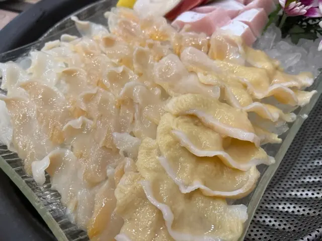 象拔蚌刺身拼盤