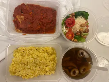 米蘭牛膝配番紅花椰菜花飯