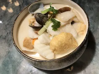 胡椒湯年糕淮山泡蜆