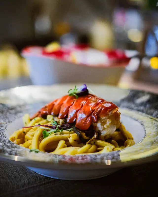 Lobster Pasta with Lobster Tail