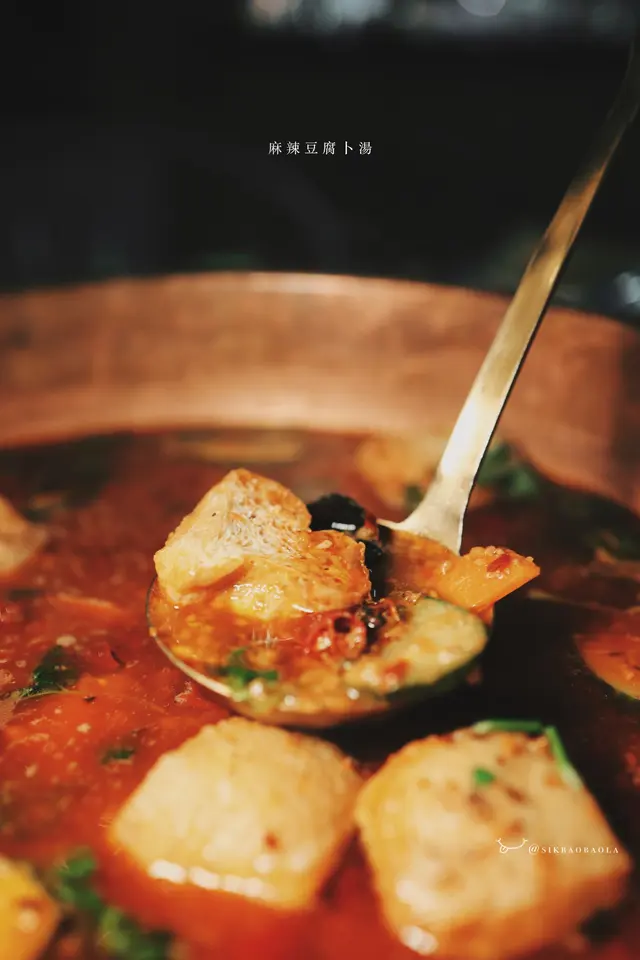 豆卜吸收湯底精華,麻辣控必愛!