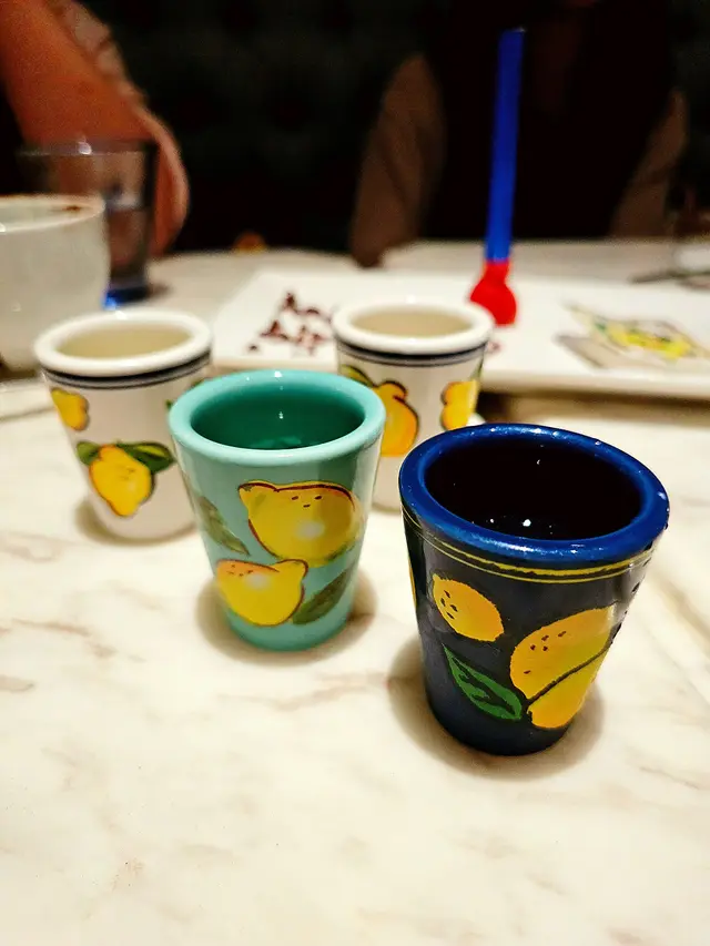 Desert wine on the house