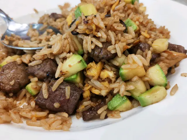 野菌燒汁牛柳粒炒飯