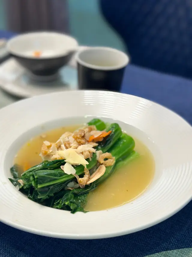 乾貝柱上湯浸菜心