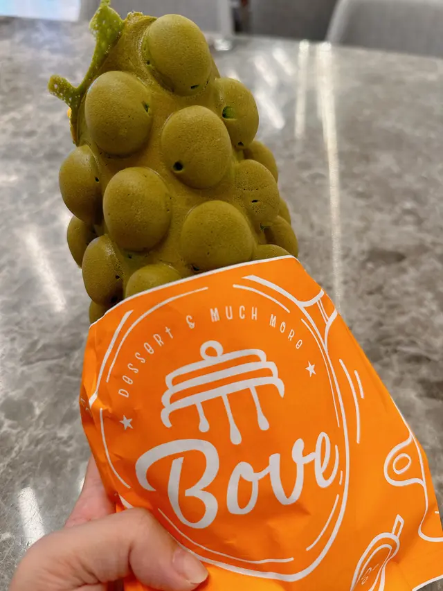 宇治抹茶麻糬雞蛋仔 