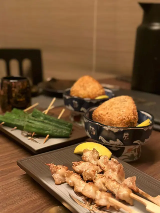 日本秋葵、燒飯團、雞軟骨