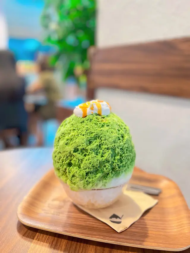 抹茶忌廉焦糖刨冰