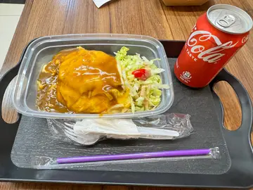 芝士蘑菇蛋包飯