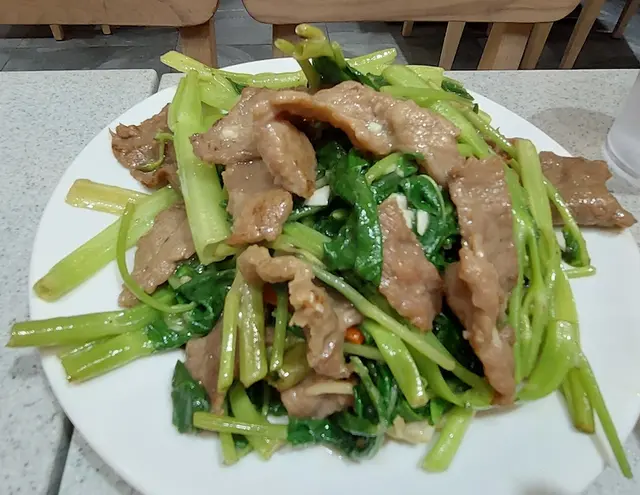 腐乳通菜炒牛肉