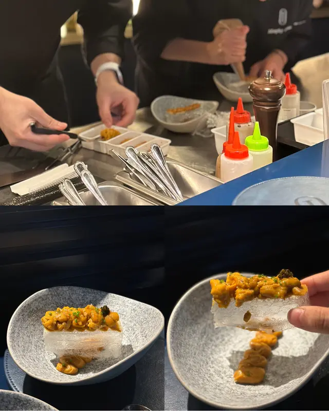 Crystal bread • Canadian Uni • Caviar Sevruga