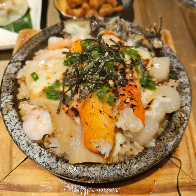 石鍋龍蝦湯海鮮泡飯