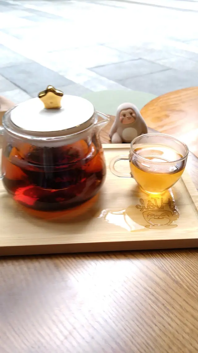 熱玫瑰花茶