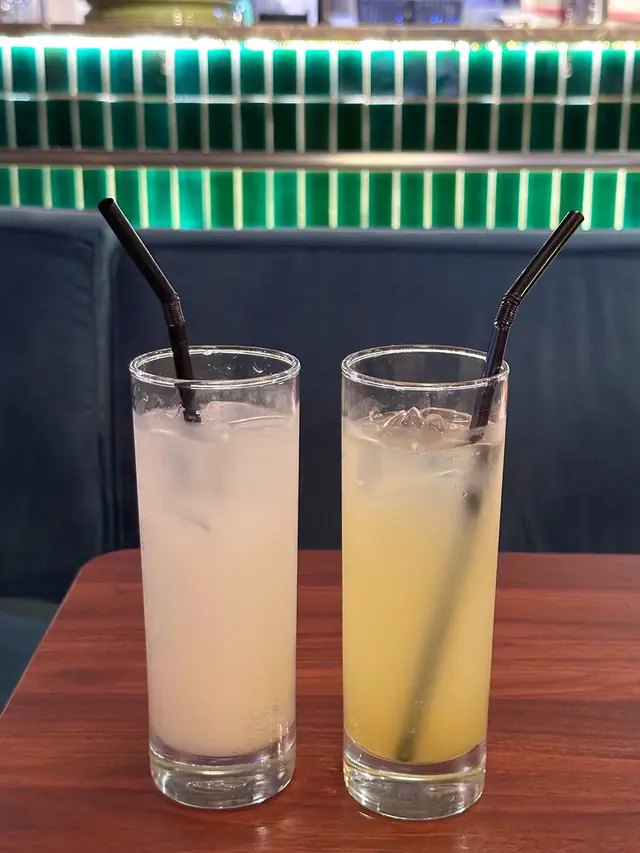 白桃梳打、柑桔梳打